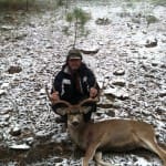 Mule deer with white tale rack “mully”