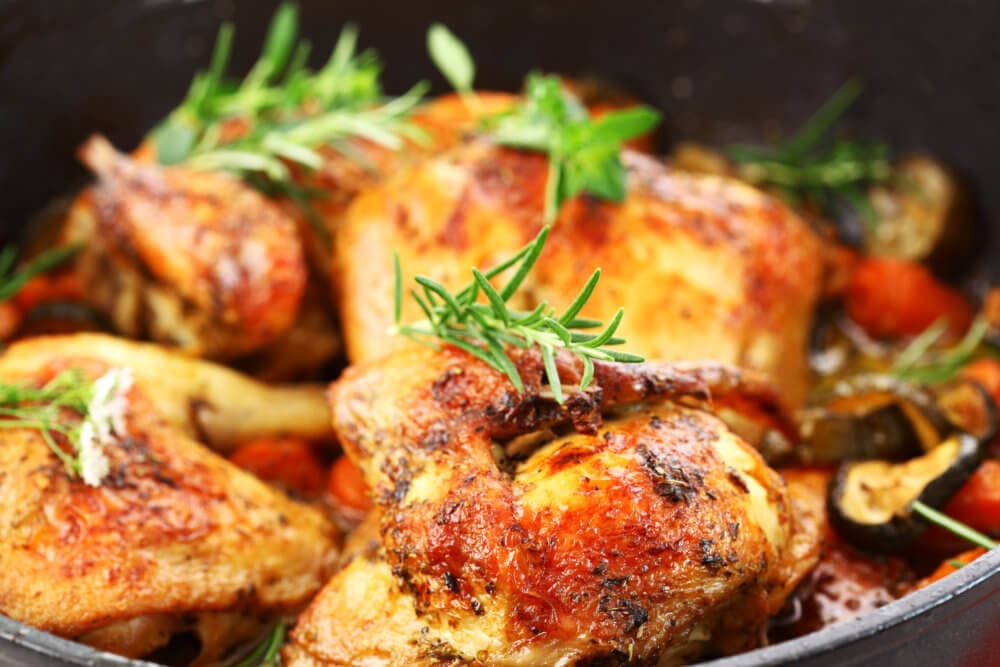 Herb Roasted Chicken - Fresh Organic Chicken - The Butcher Shop, Inc.