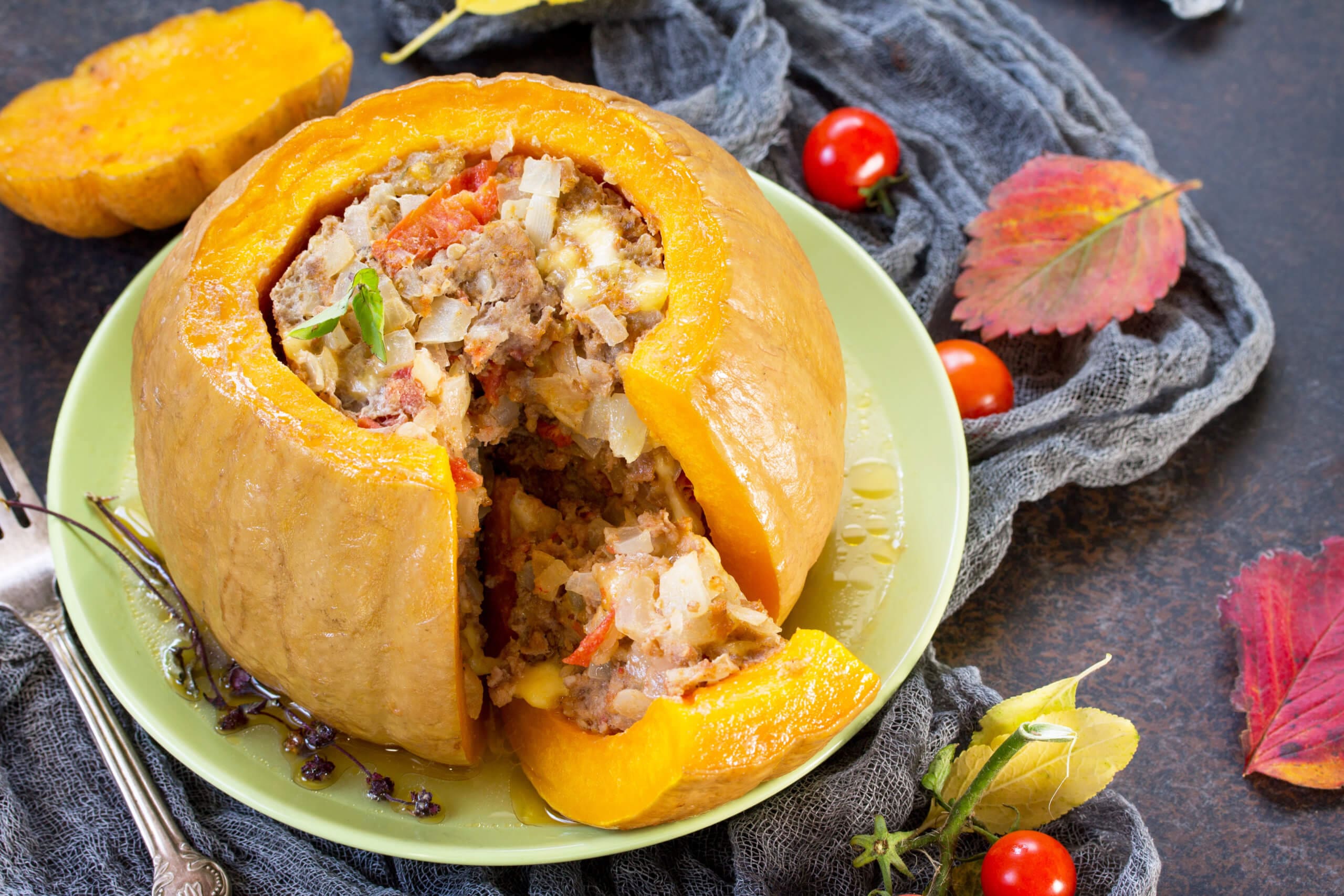 Baked Pumpkin and Turkey Meatloaf Stuffing The Butcher Shop, Inc.