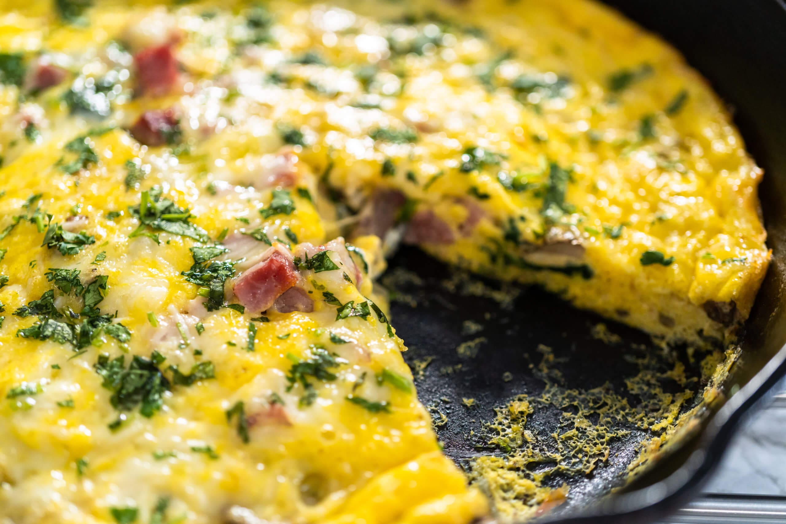 Toaster Oven Frittata for Two