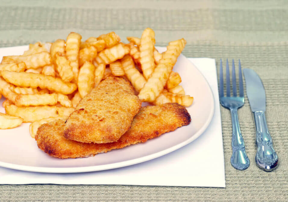 Potato Chip Encrusted Baked Fish